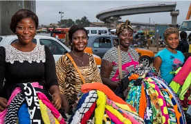 Street vendors in Accra. (Photo: J. Torgovnik/Getty Images Reportage